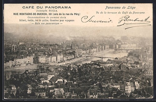 Cpa liége vue - liége,, de