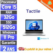 ☑️⭐☑️HP EliteBook 840 G5 – i5 8ᵉ Gen – 32Go RAM – SSD 512Go – Tactile – Windows 