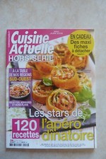 MAGAZINE CUISINE ACTUELLE HS 122 (2016, LES STARS DE L'APERO 120 RECETTES)