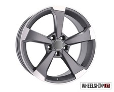 Audi TTRS Rotor VW Seat Skoda R17 5x112 jantes alliage 4x 17 pouces gris 7.5j...