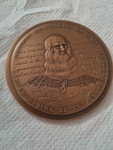 Médaille cuivre léonard - de,