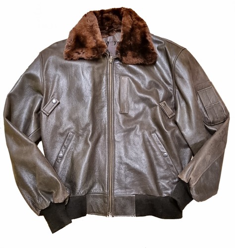 Blouson aviateur cuir b15 - blouson, en