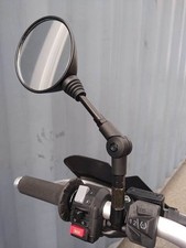 Rétroviseur moto rabattable