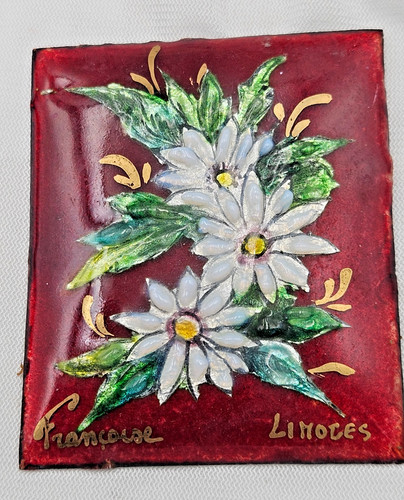 Plaque emaux limoges - , de