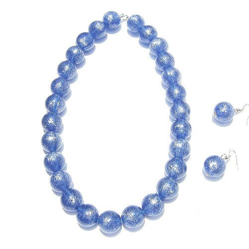 Parure paloma bleue - parure, collier