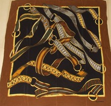 Foulard 100% Pura Soie Vintage