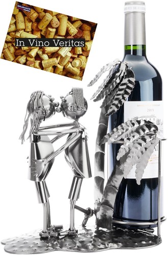 Porte bouteille vin couple - vin,