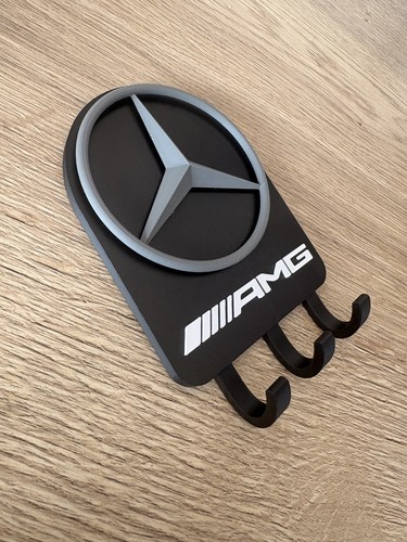 Porte clé mural mercedes - clé, amg