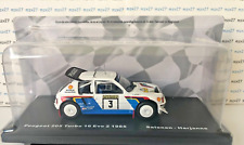 VOITURE RALLYE PEUGEOT 205 T16 EVO 2 1000 LAKES 1985 #3 T.SALONEN  1/43 Salvat