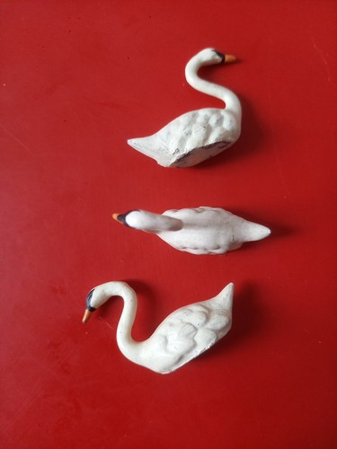 Lot cygnes plomb jouet - lot,
