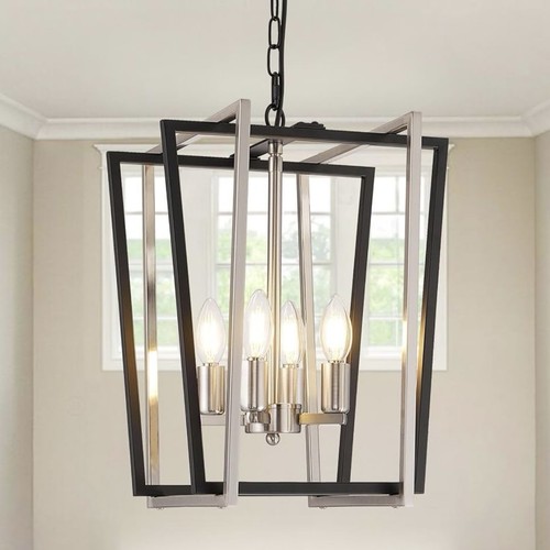 Light modern chandelier - 4-light,