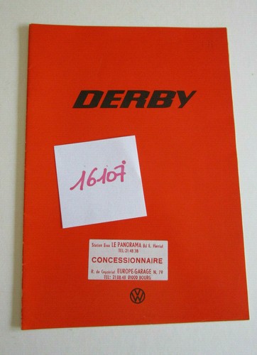 16107 volkswagen derby - volkswagen,