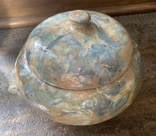 Belgium Bouffioulx Art Nouveau Large Sandstone Pot?? signed to identify