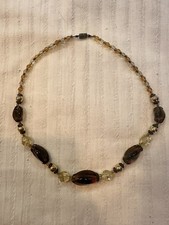 Ancien Collier Pierres D’ambre 1950