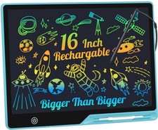 16 Inch LCD Writing Tablet Rechargeable Portable Tablet Drawing Child...