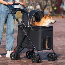 Pet Stroller One Click Folding