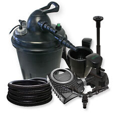 Kit filtration bassin à pression 15000l 24 UVC NEO8000 Tuyau Skimmer Fontaine