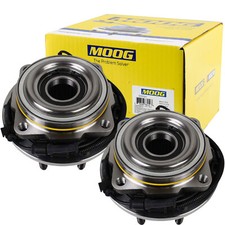 Pair Moog Front Wheel Bearing & Hub For F250 F350 Super Duty 2014 2015 2016
