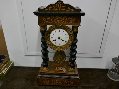 Pendule nap iii - pendule, iii,colonnes