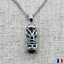 Pendentif Tiki Argent 925