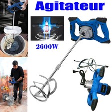 2600W Mélangeur Malaxeur à Plâtre 6-Speed hautes exigences CIMENT MORTIER Outils