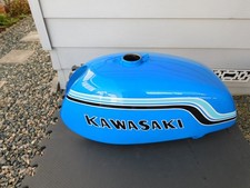 Repainted OEM fuel tank of Kawasaki H2 Mach IV 750 triple nice!