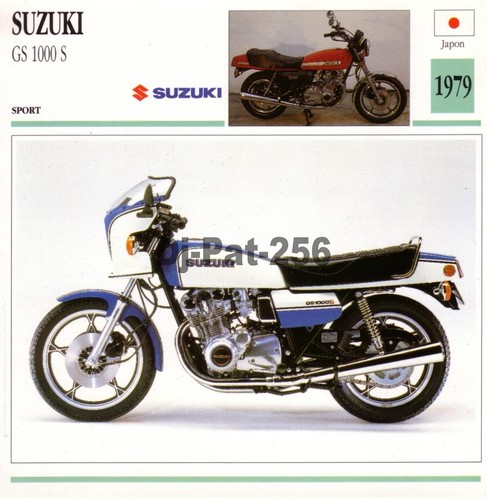 Fiche moto suzuki 1000 s - moto,