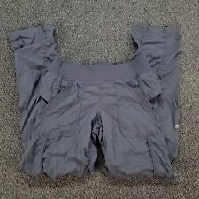 Lululemon Pants Women 8 Gray Coal Quick Step Adjustable Leg Ruched Dance Swift