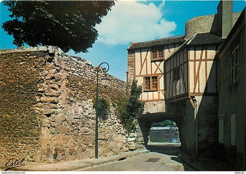 Carte postale mantes la - postale, 78