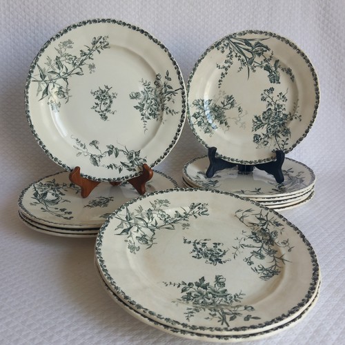 Assiettes plates anciennes - assiettes,