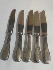 Vintage Christofle Silverplate Dinner Knives France - Rare, Luxe Set