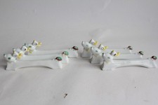 6 Porte-couteaux porcelaine