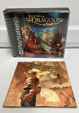 The Legend of Dragoon Sony PlayStation 1, Black Label, Complete in Box, 2000