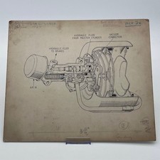 Original 1954 Autocar Artwork – Girling Vacuum Brake Servo Cutaway