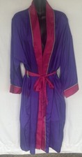 Isadora By Aristeo Womens Bathrobe Purple Bath Robe One Size NWOT