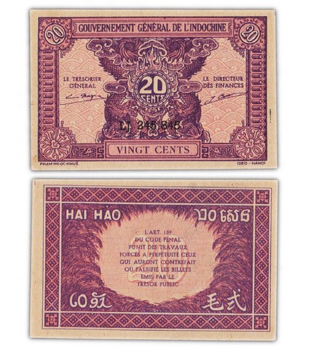 Cents 1942 indochine - 20,