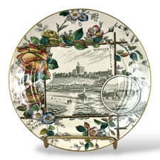 1883 William Alsager Adderley & Co Anglais Windsor Castle Transferware Plate