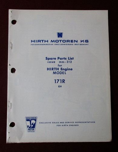 Hirth motoren engine model - hirth,