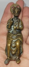 Ancienne Applique Bronze Saint