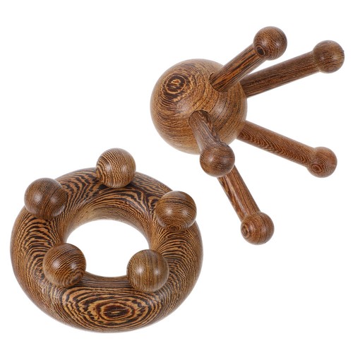 2pcs wooden head massage - 2pcs, tools