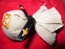 Bourse en Lin protection évacuation du mal, Talisman.