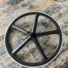 Aerospoke Baton Wheel Clincher Black 700C Rear