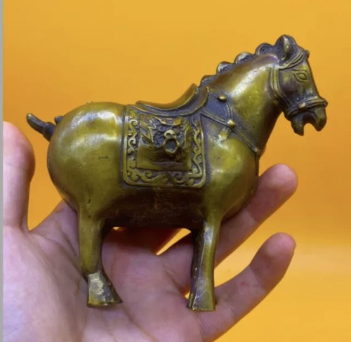 Ancienne statuette cheval - ancienne,