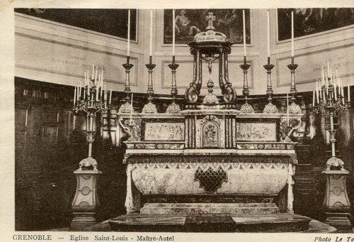 Carte grenoble eglise saint - carte,