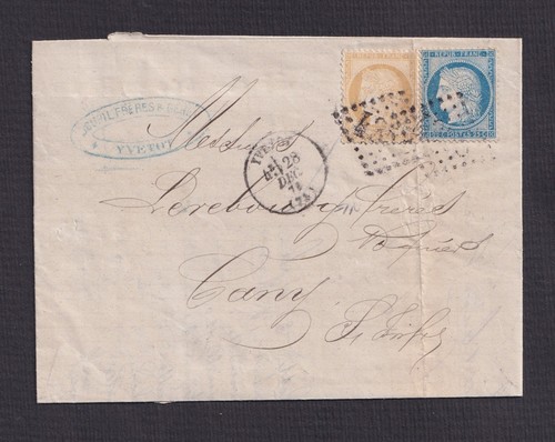 France lettre yvetot cachet - france-lettre, yvetot-cachet