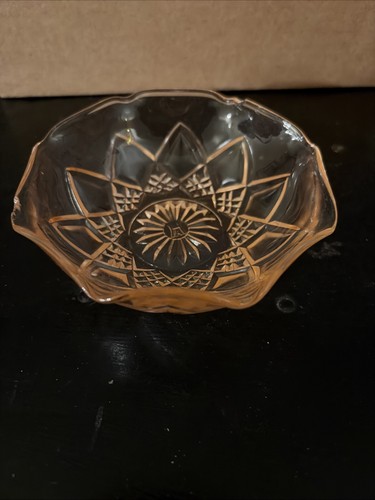 Vintage pink depression glass - depression,