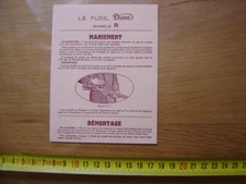 DARNE RIFLE model R handling disassembly maintenance
