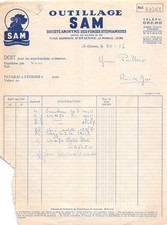 1957 SOCIETE ANONYME DES FORGES STEPHANOISES TOOLING SAM A SAINT ETIENNE -