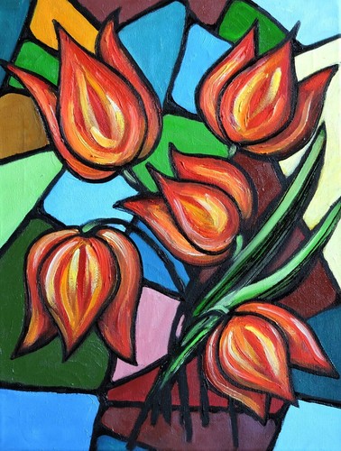Petite peinture huile - petite,