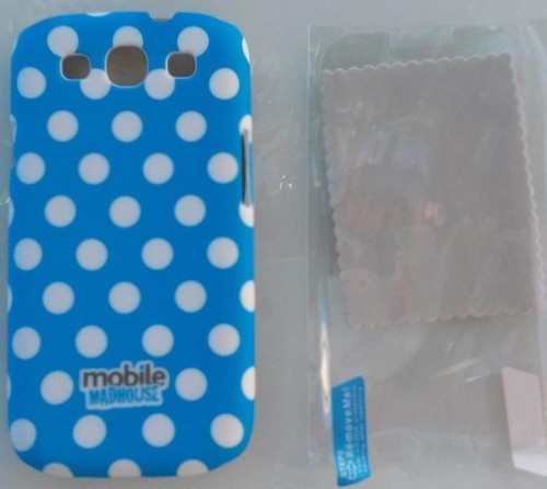 Coque rigide bleue protège - +,